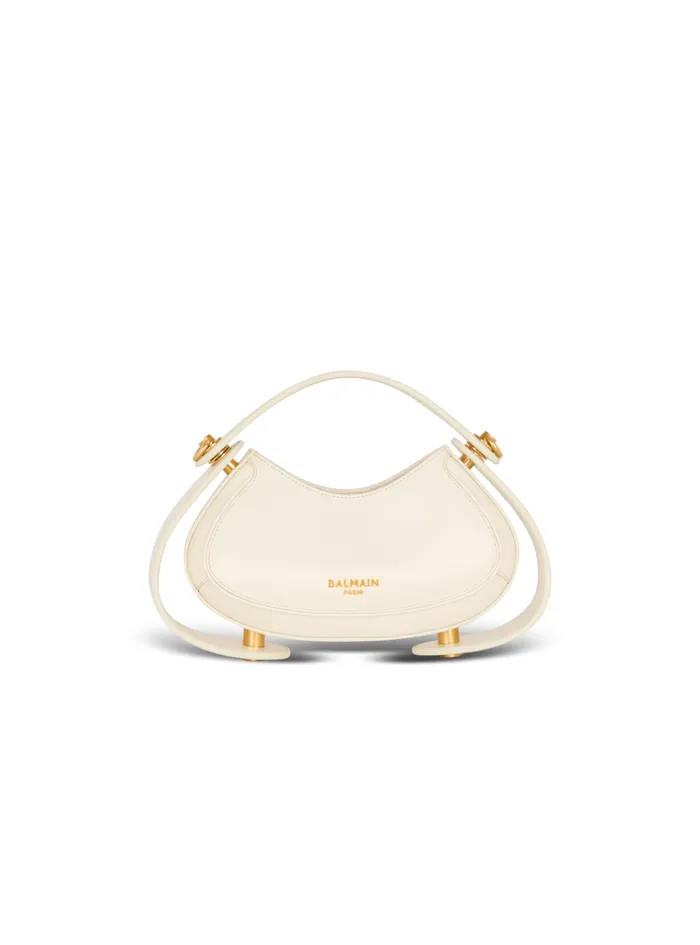 Women Mini Bags Balmain Small Jolie Madame Bag In Box Leather White