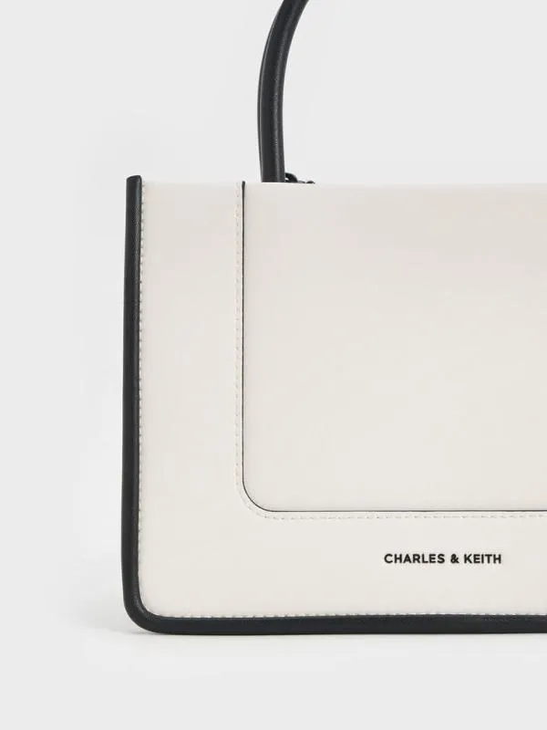 Women Mini Daylla Tote Bag 8211 Cream CHARLES and KEITH Tote Bags