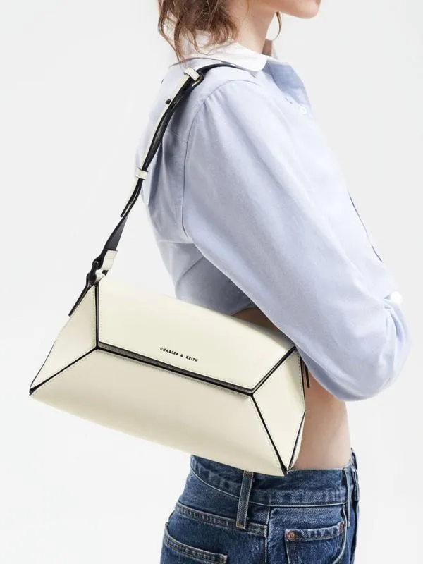 Women Nasrin Geometric Shoulder Bag 8211 Multi CHARLES and KEITH Shoulder Bags