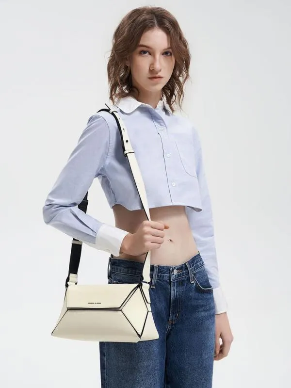 Women Nasrin Geometric Shoulder Bag 8211 Multi CHARLES and KEITH Shoulder Bags
