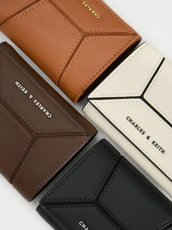Women Nasrin Geometric Wallet 8211 Multi CHARLES and KEITH Small Wallets
