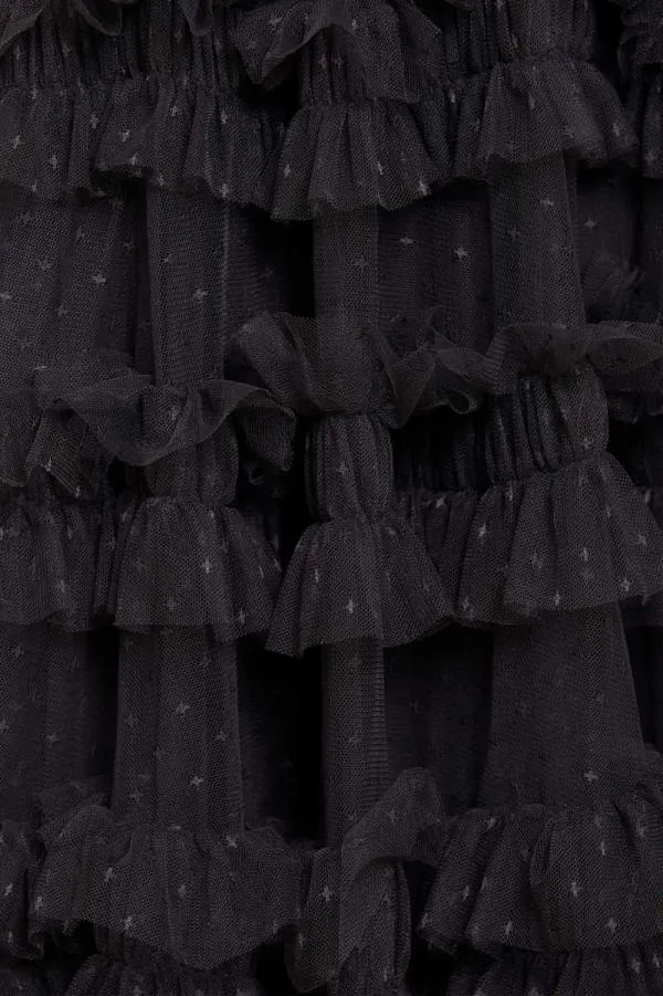 Women Needle and Thread Lisette Ruffle Halter Neck Micro Mini Dress Black Women Needle and Thread Lisette Ruffle Halter Neck Micro Mini Dress Black