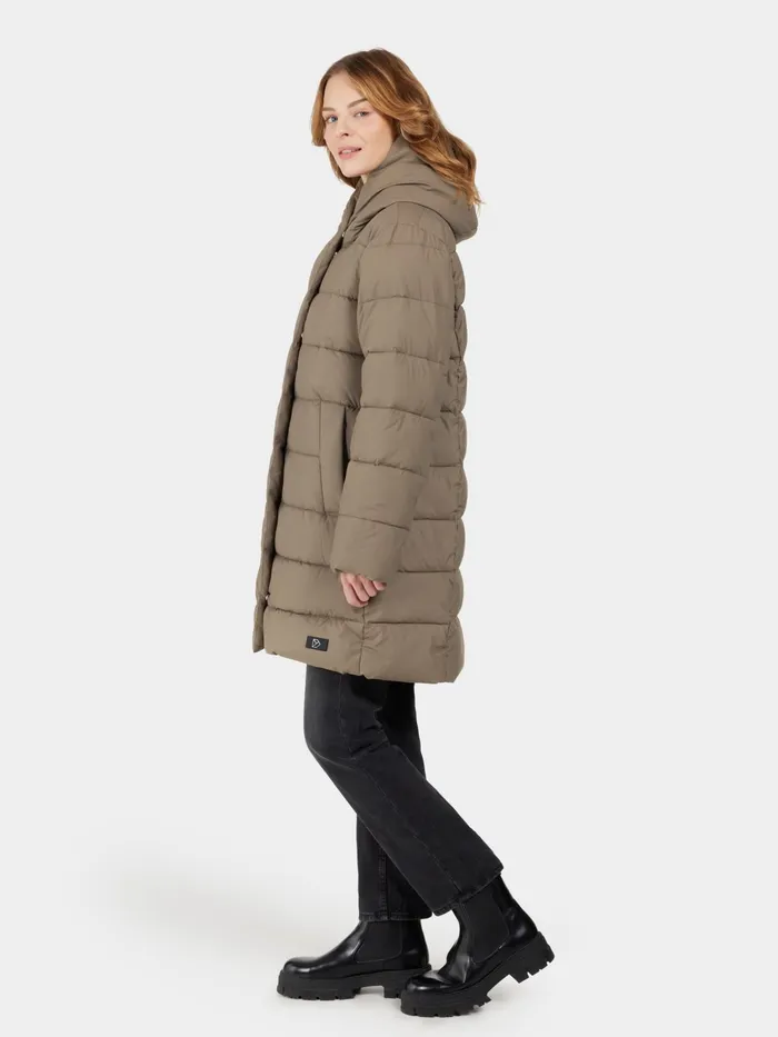 Women Nella Parka Walnut Didriksons Autumn Jackets