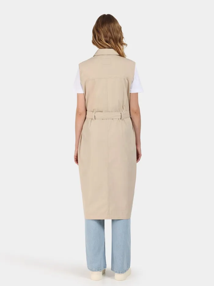 Women Nellie Vest Clay Beige Didriksons Vests