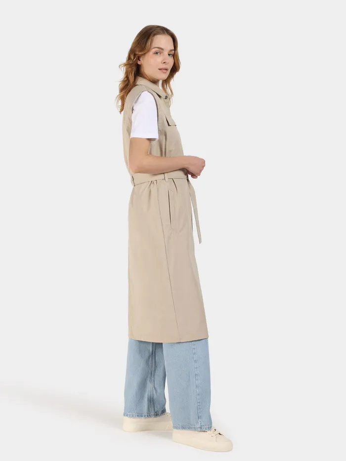 Women Nellie Vest Clay Beige Didriksons Vests