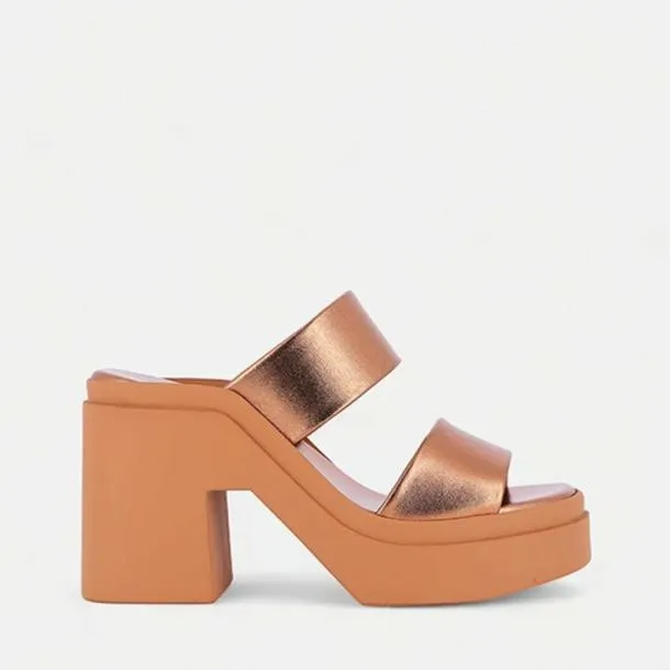 Women NEXT Metallic Brown Clergerie Sandals