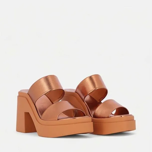 Women NEXT Metallic Brown Clergerie Sandals