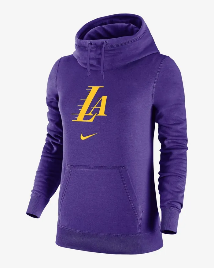 Women Nike All Clothing Los Angeles Lakers Club Fleece 202324 City Edition Field Purple Women Nike All Clothing Los Angeles Lakers Club Fleece 202324 City Edition Field Purple