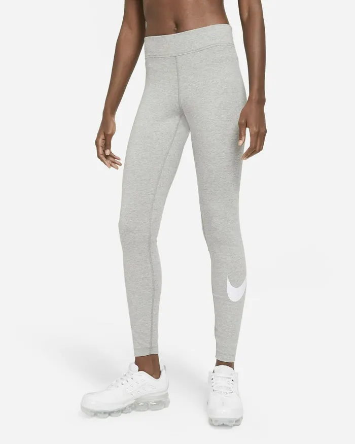 Women Nike All Clothing Sportswear Essential Dark Grey Heatherwhite