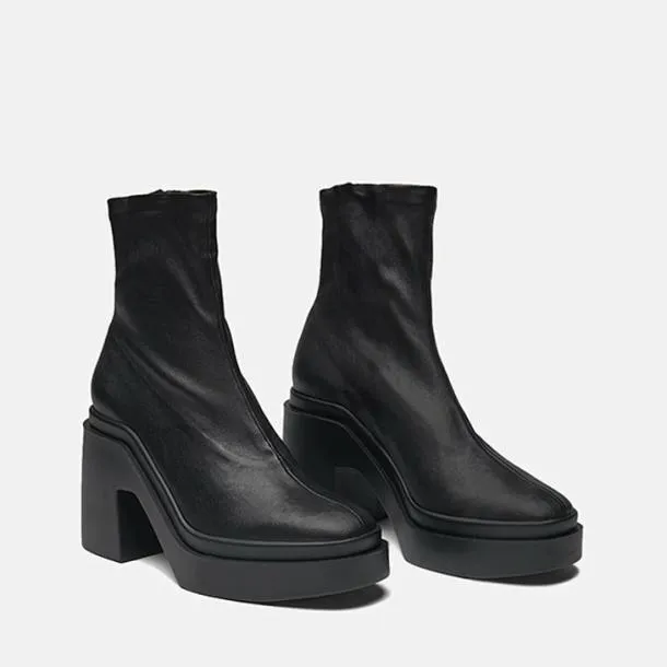 Women NINA Black Clergerie Ankle Boots