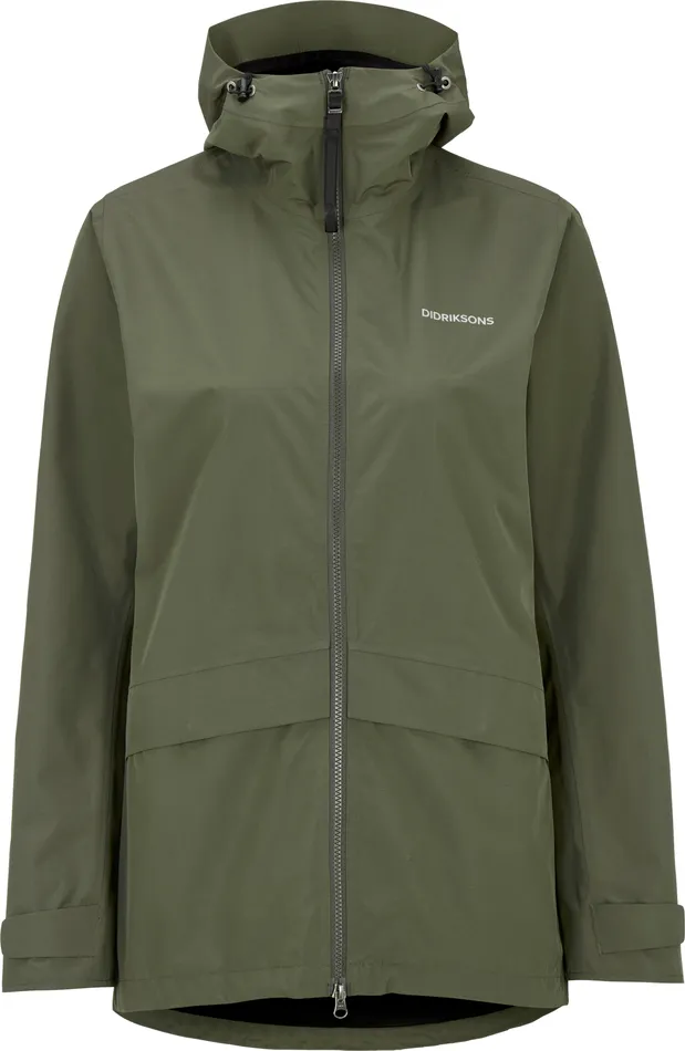 Women Nordic Jacket Deep Green Didriksons Spring Jackets