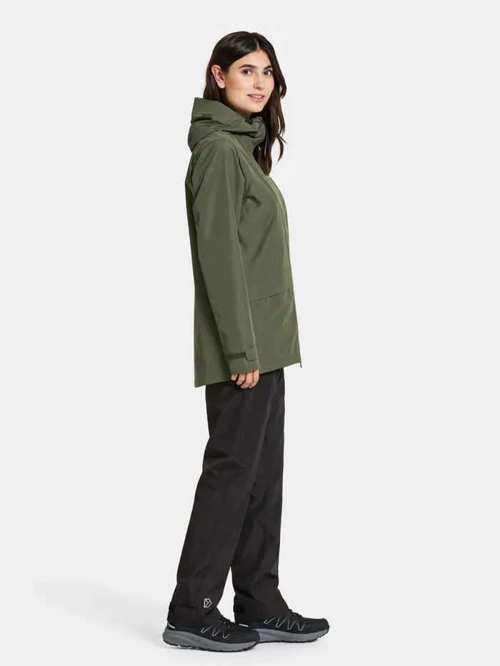 Women Nordic Jacket Deep Green Didriksons Spring Jackets