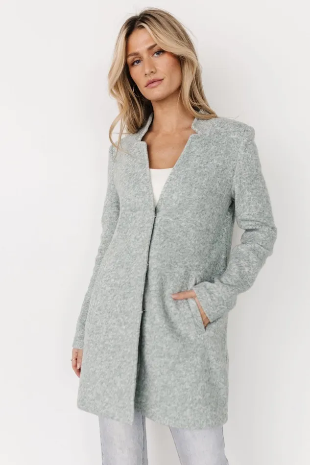 Women Outerwear Baltic Born Knoll Notch Jacket Heather Sage