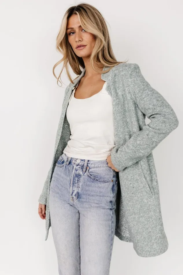 Women Outerwear Baltic Born Knoll Notch Jacket Heather Sage