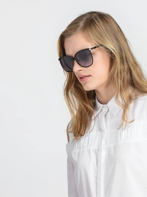 Women Oversized Square Sunglasses 8211 Black CHARLES and KEITH Square