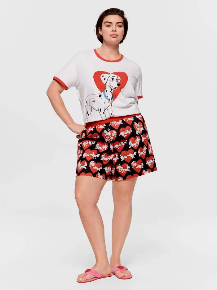 Women PA Plus 101 Dalmatians Boxer Short Multi Peter Alexander Shorts