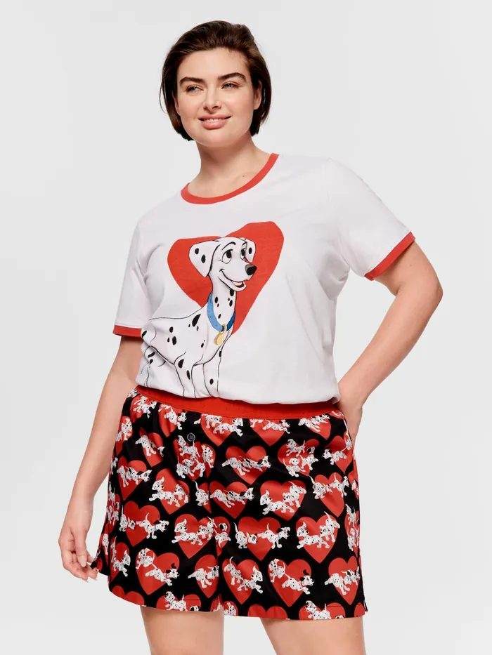 Women PA Plus 101 Dalmatians Boxer Short Multi Peter Alexander Shorts