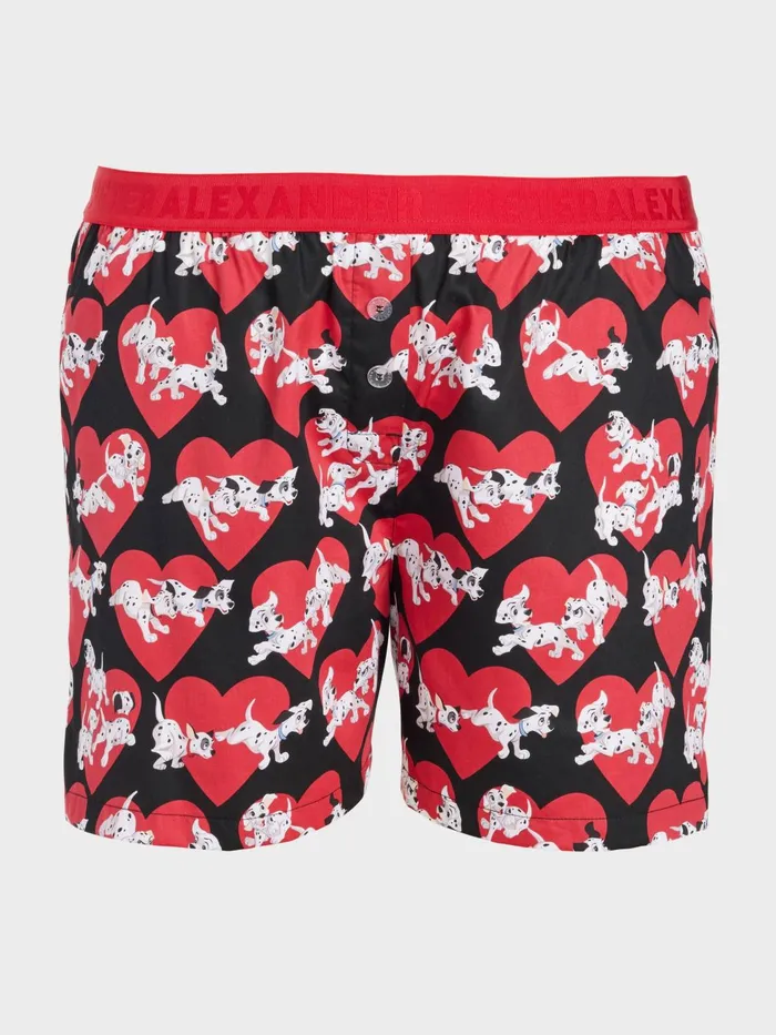 Women PA Plus 101 Dalmatians Boxer Short Multi Peter Alexander Shorts