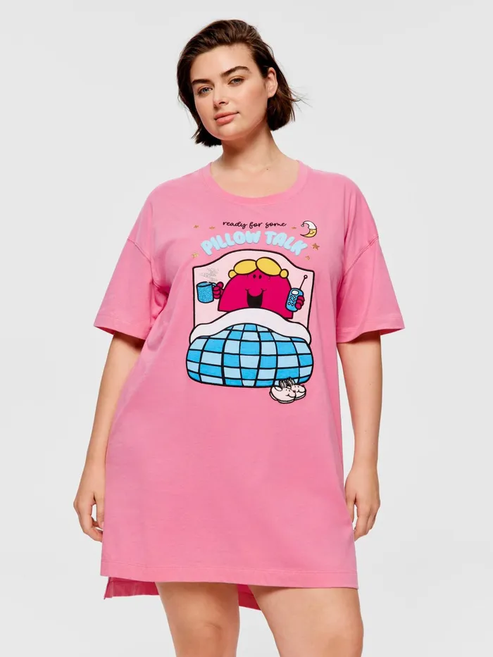 Women PA Plus Little Miss Pllow Talk Sleep Tee Multi Peter Alexander Nighties