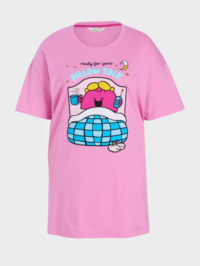 Women PA Plus Little Miss Pllow Talk Sleep Tee Multi Peter Alexander Nighties