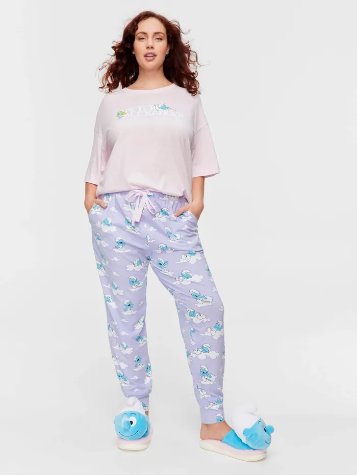 Women PA Plus The Smurfs Lazy Easy Pj Pant Multi Peter Alexander Pants