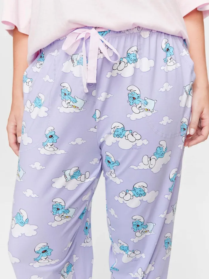 Women PA Plus The Smurfs Lazy Easy Pj Pant Multi Peter Alexander Pants