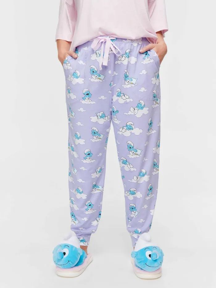 Women PA Plus The Smurfs Lazy Easy Pj Pant Multi Peter Alexander Pants