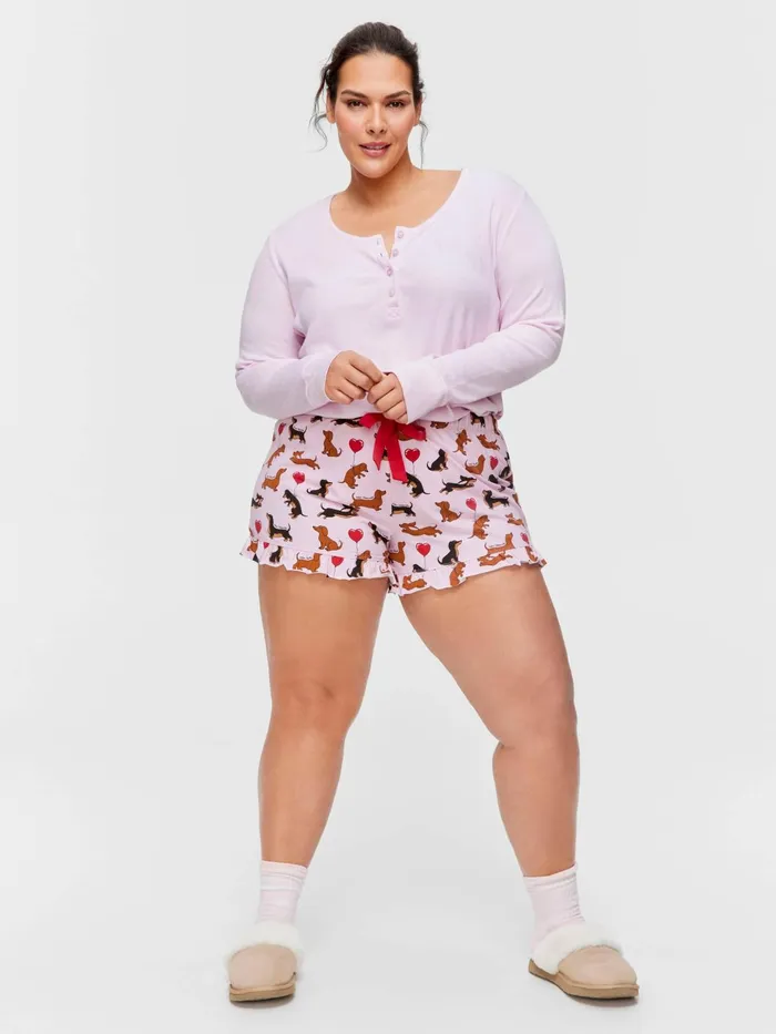 Women PA Plus Valentine039s Day Mini Flutter Short Multi Peter Alexander Shorts