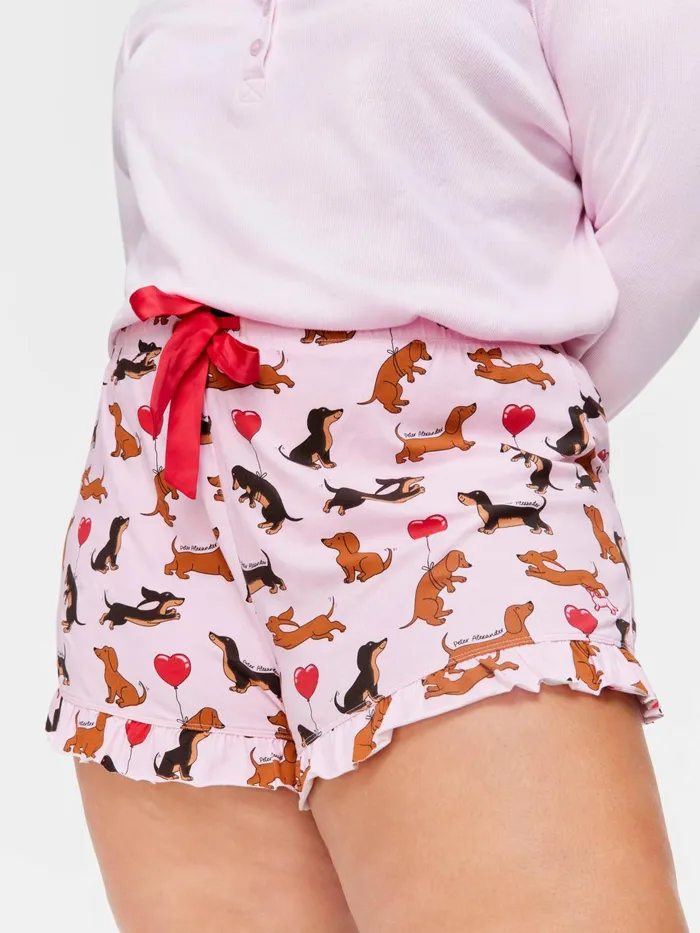 Women PA Plus Valentine039s Day Mini Flutter Short Multi Peter Alexander Shorts