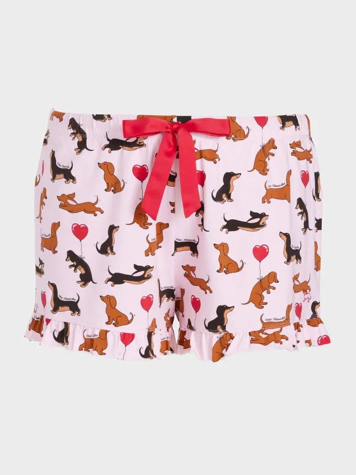 Women PA Plus Valentine039s Day Mini Flutter Short Multi Peter Alexander Shorts