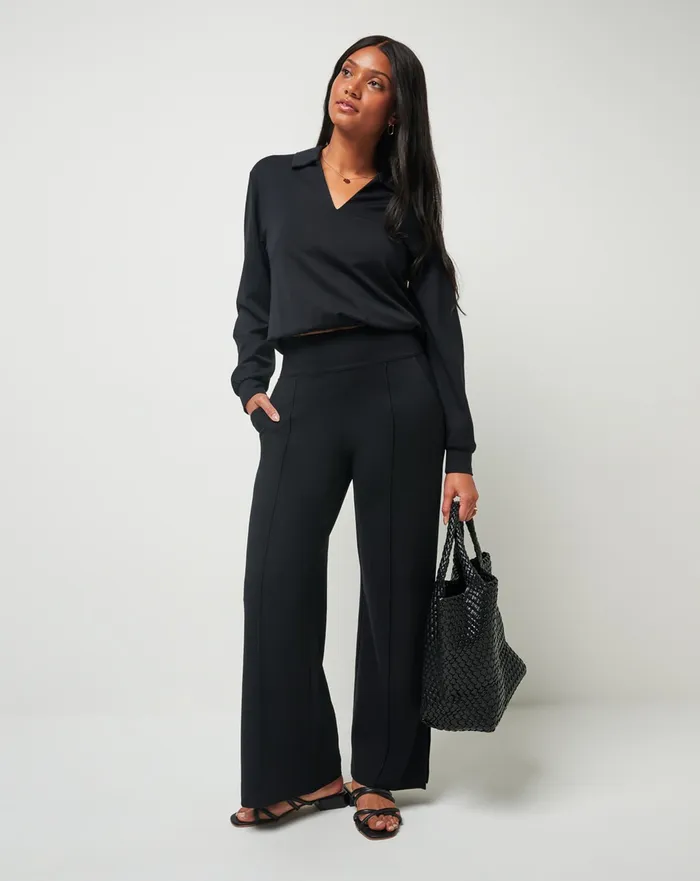 Women Pants TravisMathew SPA DAY PANT Black