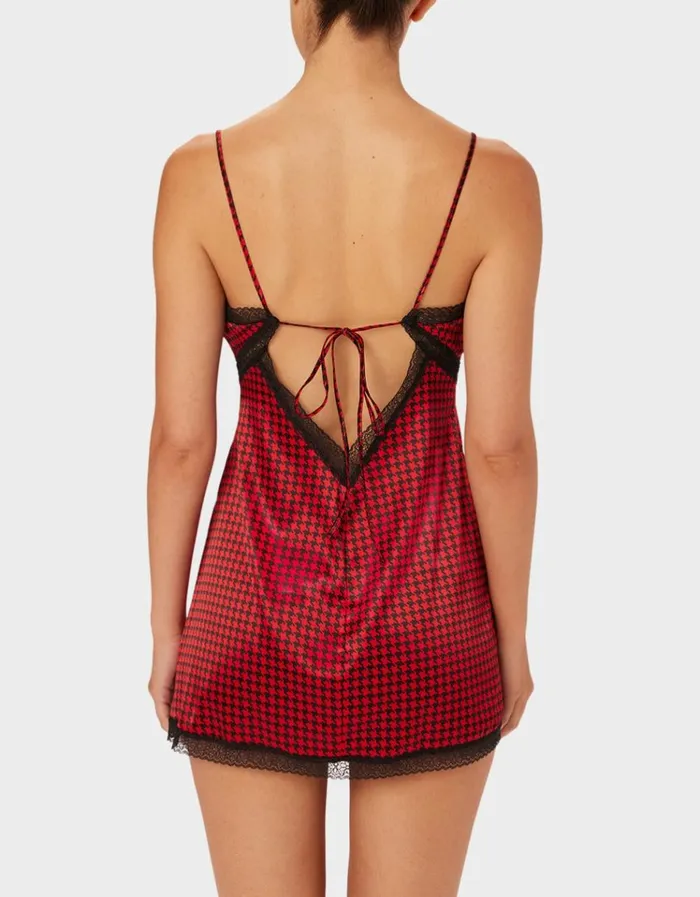 Women PARADE SLIP DRESS PINK MULTI Betsey Johnson