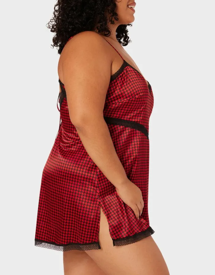 Women PARADE SLIP DRESS PINK MULTI Betsey Johnson