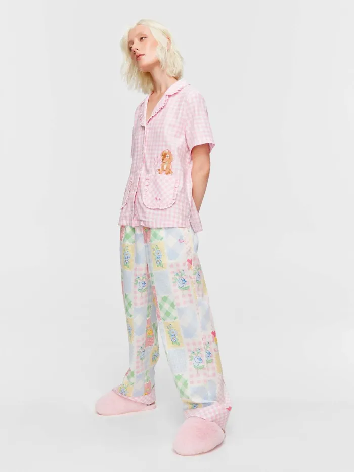 Women Patchwork Fashion Pj Pant Multi Peter Alexander Pants