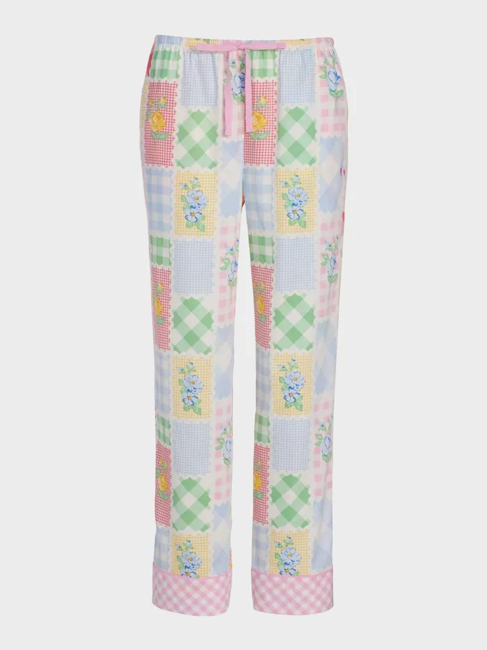 Women Patchwork Fashion Pj Pant Multi Peter Alexander Pants