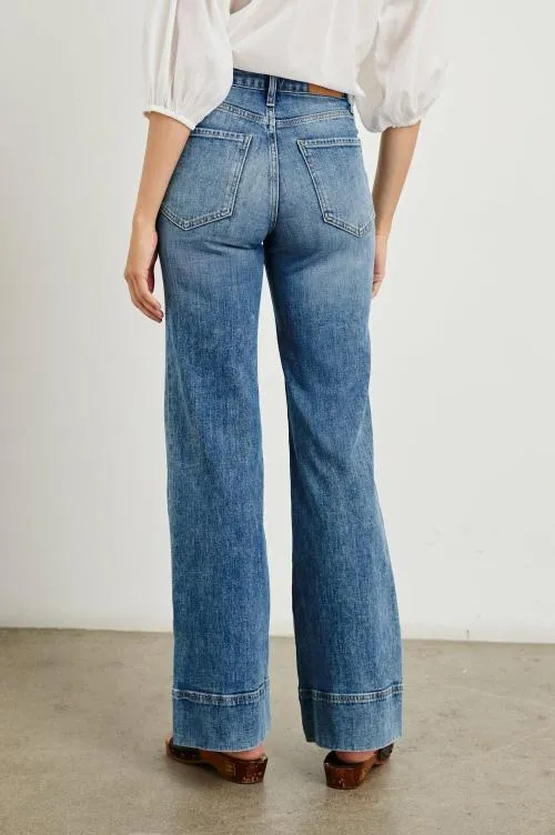 Women Rails Denim Alamitos Flared Trouser Tradewind Women Rails Denim Alamitos Flared Trouser Tradewind