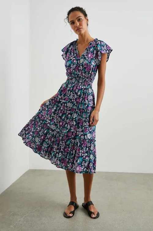 Women Rails Dresses and Rompers Amellia Dress Woodblock Floral Women Rails Dresses and Rompers Amellia Dress Woodblock Floral