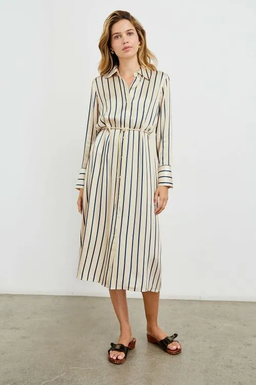Women Rails Dresses and Rompers Anina Dress Ceramic Navy Stripe