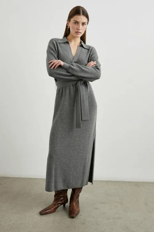 Women Rails Dresses and Rompers Dru Dress Heather Grey Women Rails Dresses and Rompers Dru Dress Heather Grey