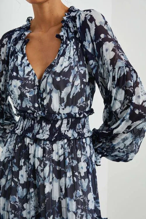 Women Rails Dresses and Rompers Frederica Dress Indigo Blossoms Women Rails Dresses and Rompers Frederica Dress Indigo Blossoms