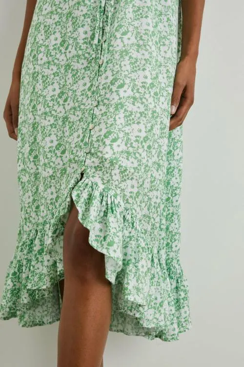 Women Rails Dresses and Rompers Frida Dress Green Texture Floral Women Rails Dresses and Rompers Frida Dress Green Texture Floral