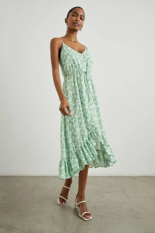 Women Rails Dresses and Rompers Frida Dress Green Texture Floral Women Rails Dresses and Rompers Frida Dress Green Texture Floral
