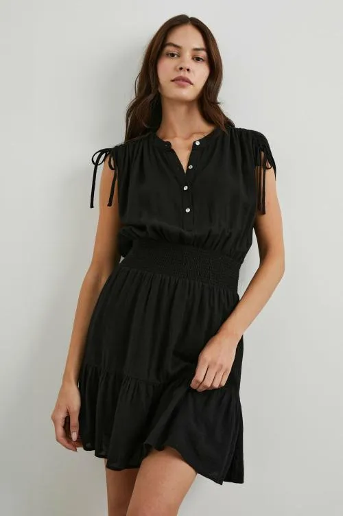 Women Rails Dresses and Rompers Samina Dress Black Women Rails Dresses and Rompers Samina Dress Black