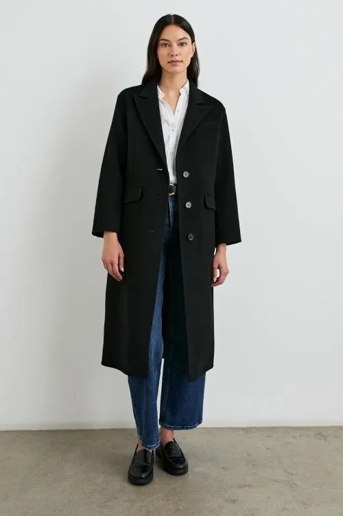 Women Rails Jackets and Coats Gallery Coat Black