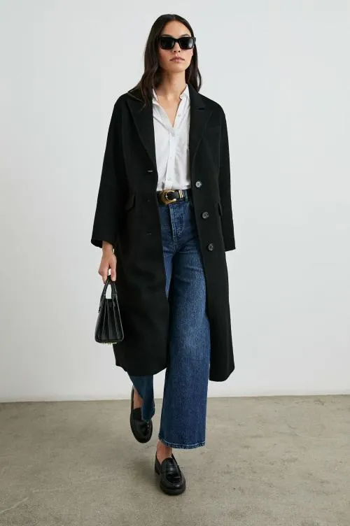 Women Rails Jackets and Coats Gallery Coat Black