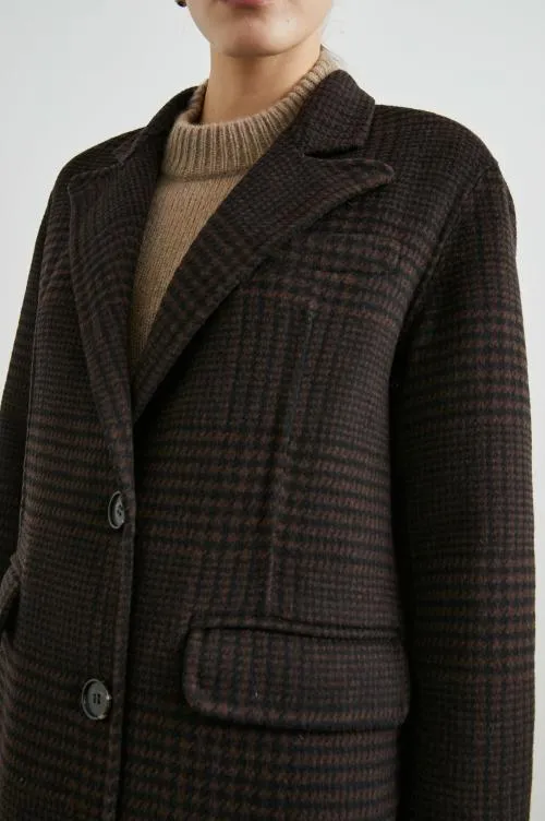 Women Rails Jackets and Coats Gallery Coat Espresso Houndstooth Women Rails Jackets and Coats Gallery Coat Espresso Houndstooth