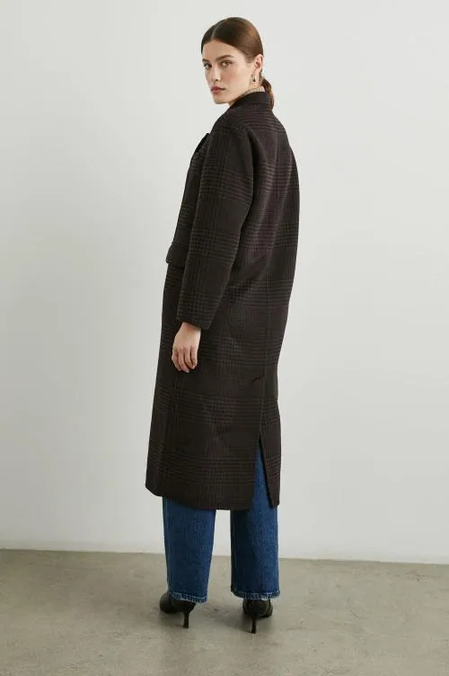 Women Rails Jackets and Coats Gallery Coat Espresso Houndstooth Women Rails Jackets and Coats Gallery Coat Espresso Houndstooth