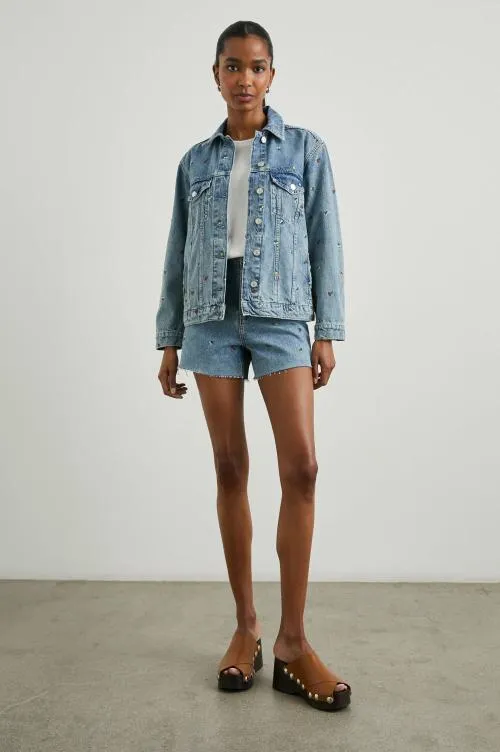 Women Rails Jackets and Coats Grove Boyfriend Trucker Jacket Flower Field Women Rails Jackets and Coats Grove Boyfriend Trucker Jacket Flower Field