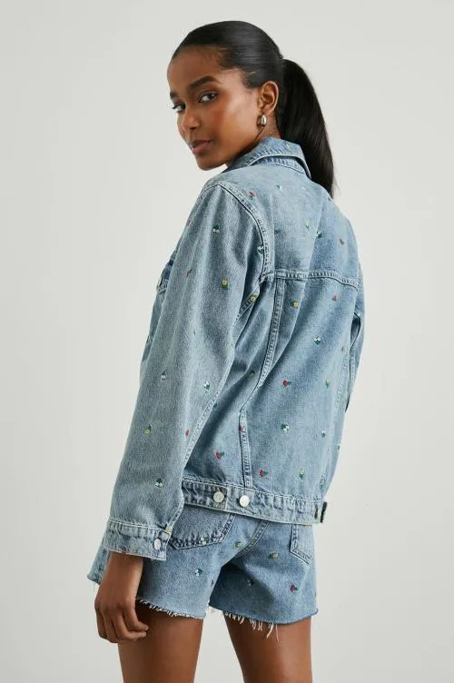Women Rails Jackets and Coats Grove Boyfriend Trucker Jacket Flower Field Women Rails Jackets and Coats Grove Boyfriend Trucker Jacket Flower Field