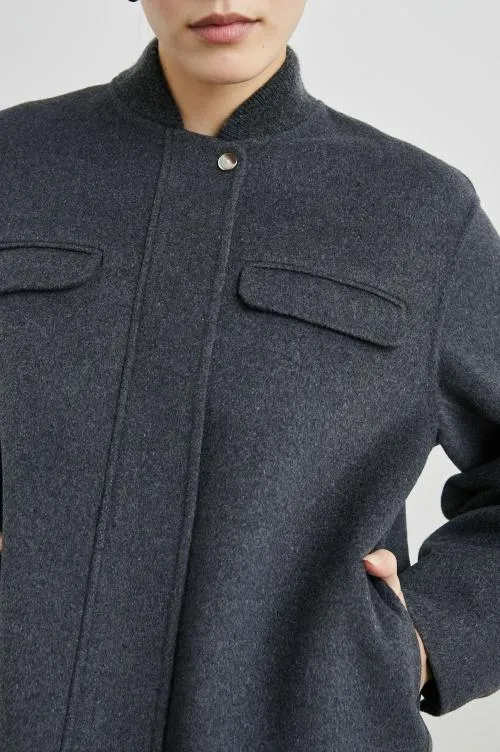 Women Rails Jackets and Coats Kinsley Jacket Charcoal Women Rails Jackets and Coats Kinsley Jacket Charcoal